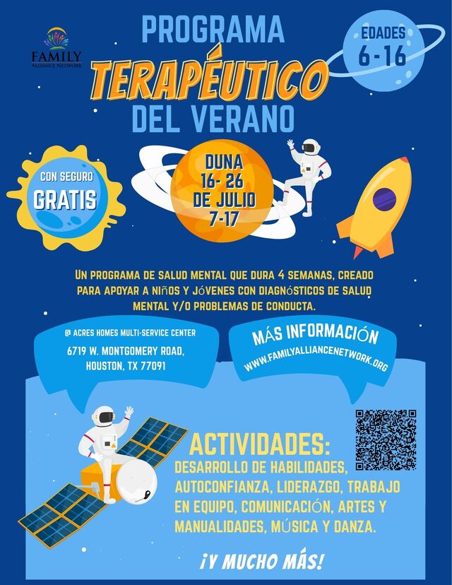 Programa Terapéutico del Verano 2026 (español)